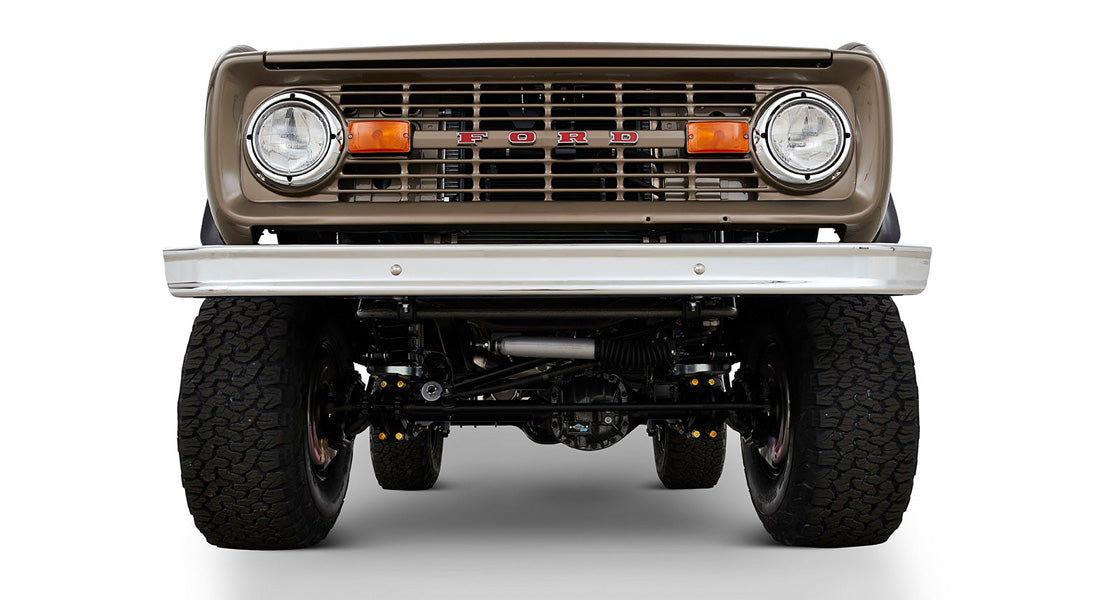 Classic Ford Bronco front view