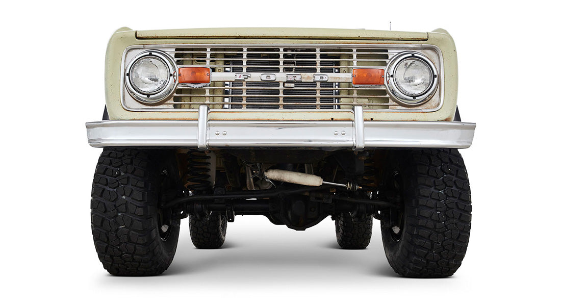 Classic Ford Bronco front view
