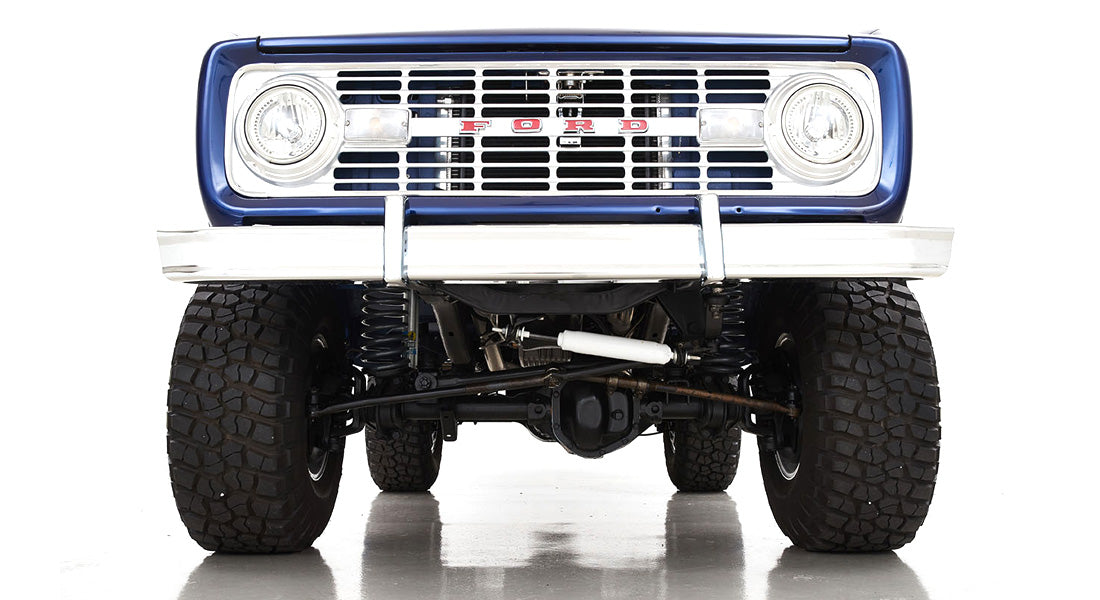 Classic Ford Bronco front view