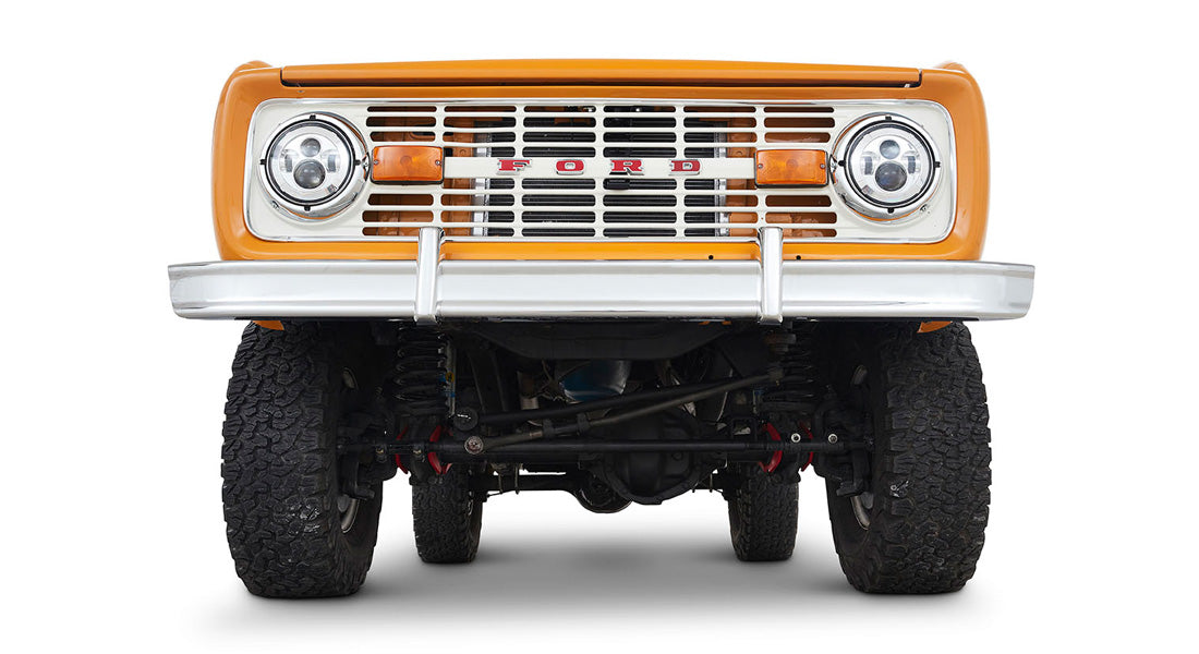 Classic Ford Bronco front view