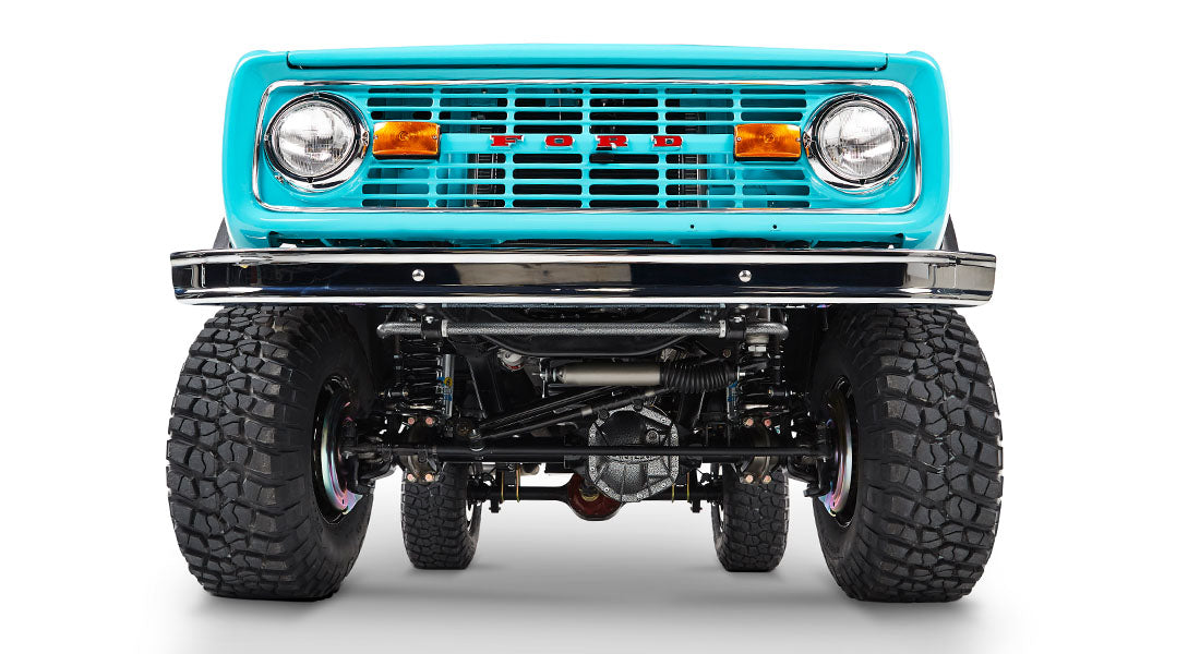 Classic Ford Bronco front view