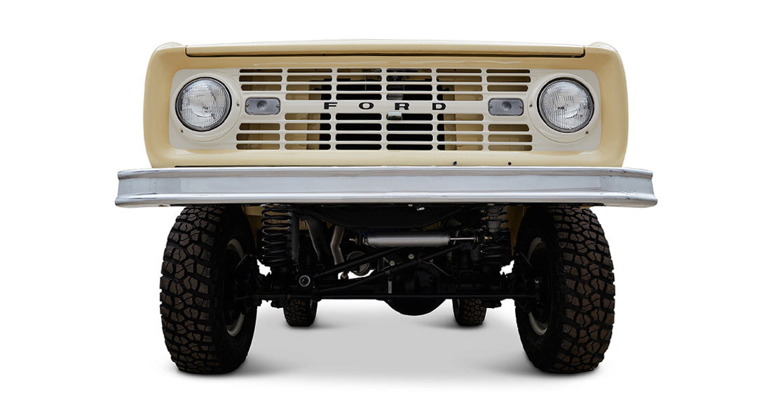 Classic Ford Bronco front view
