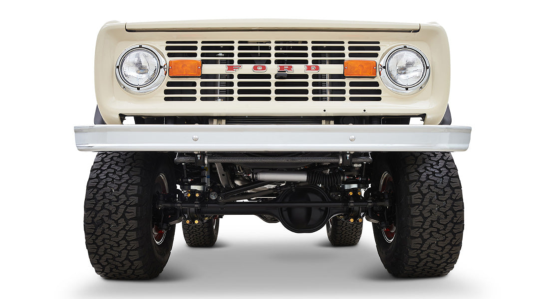 Classic Ford Bronco front view