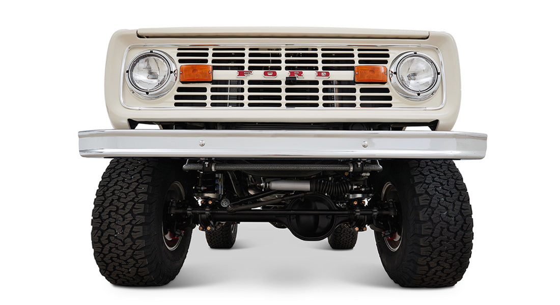 Classic Ford Bronco front view