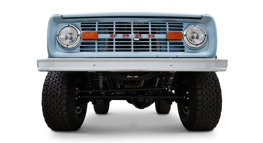 Classic Ford Bronco front view