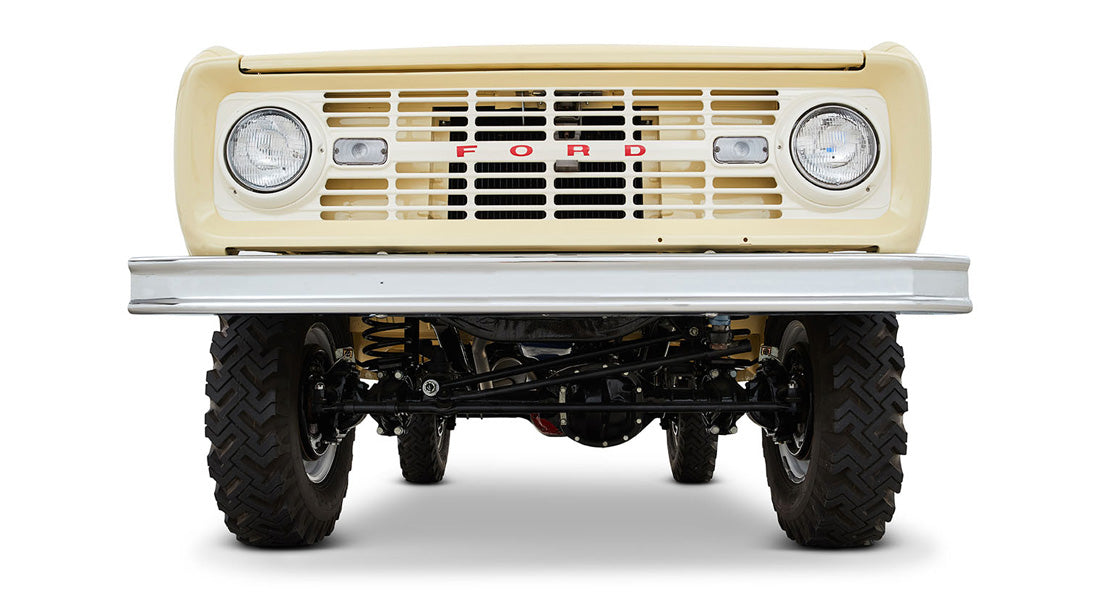 Classic Ford Bronco front view