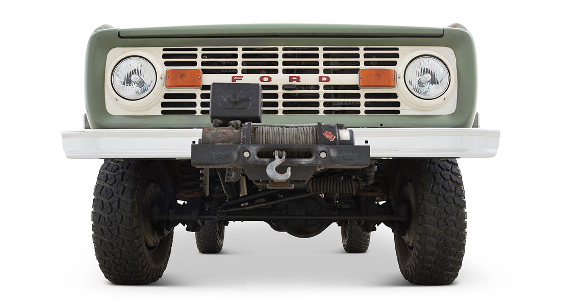 Classic Ford Bronco front view