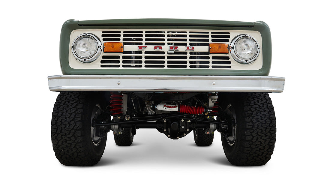 Classic Ford Bronco front view
