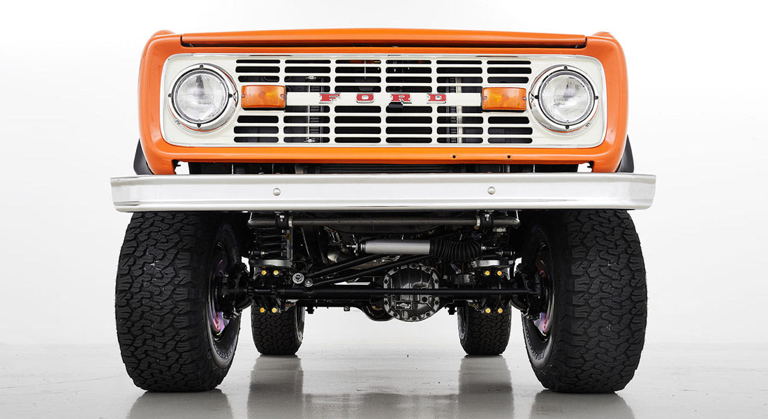 Classic Ford Bronco front view