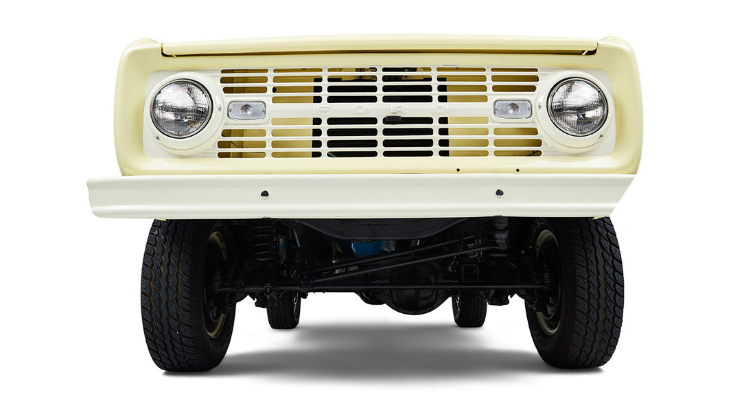 Classic Ford Bronco front view