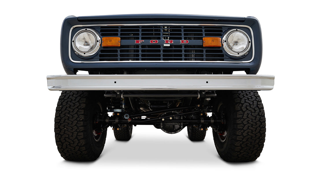 Classic Ford Bronco front view