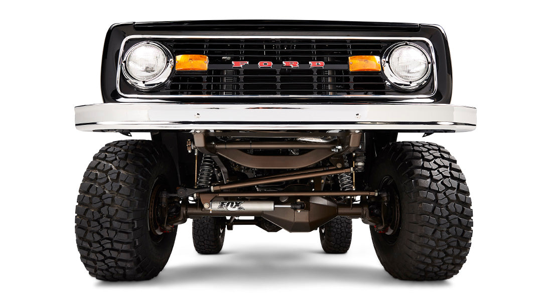Classic Ford Bronco front view