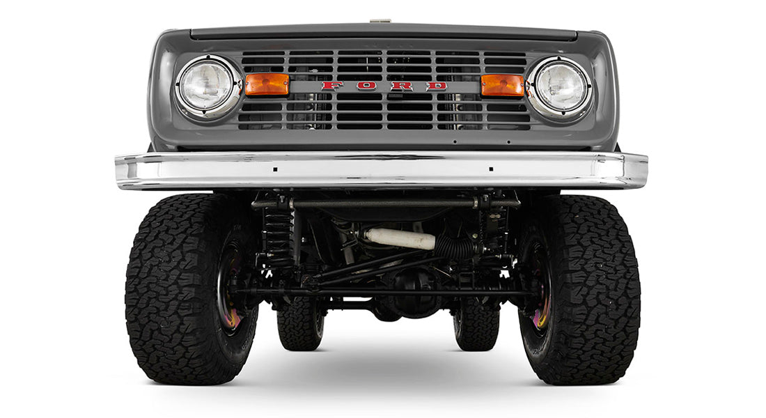 Classic Ford Bronco front view