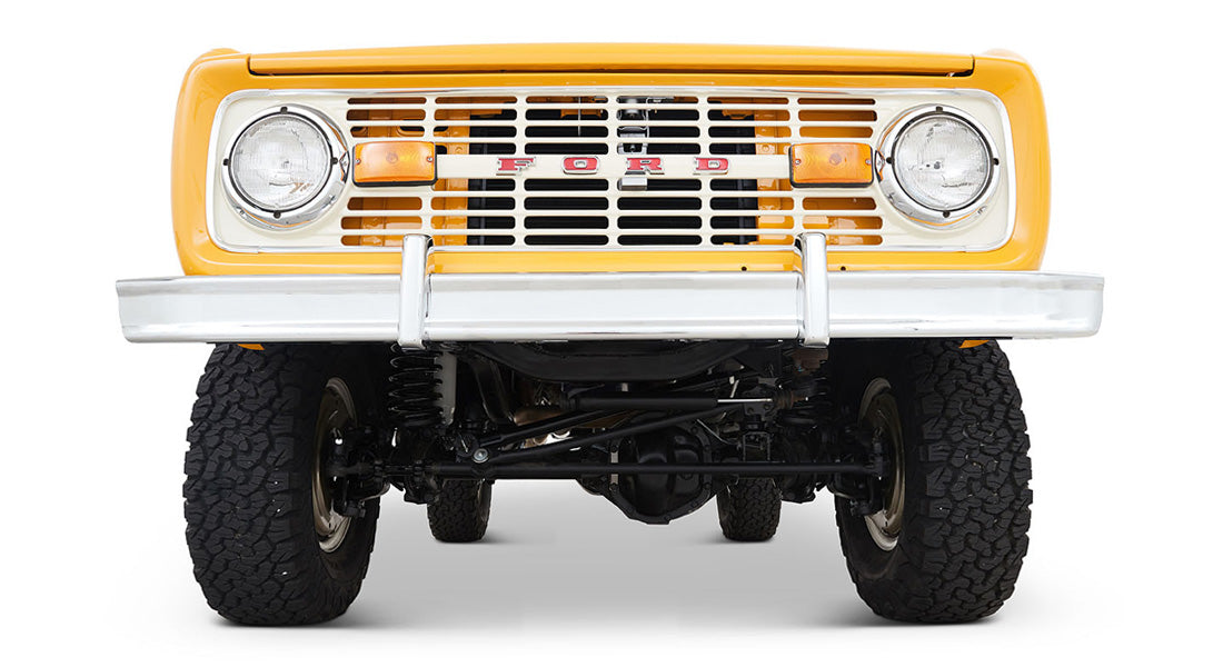 Classic Ford Bronco front view