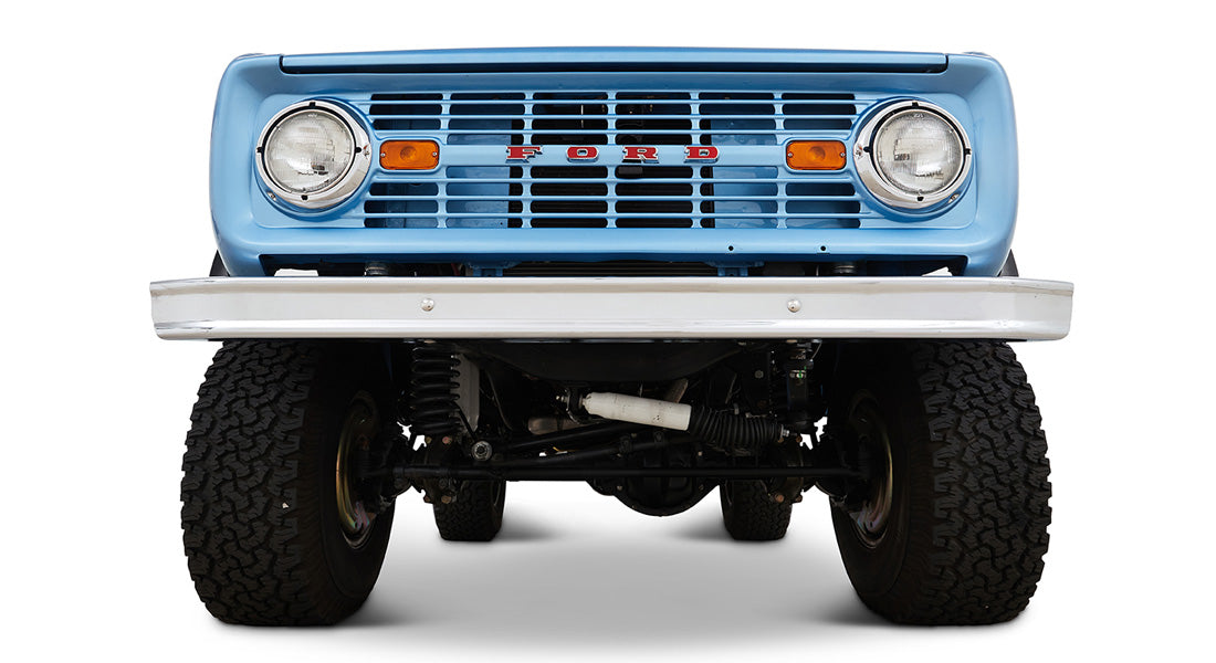 Classic Ford Bronco front view