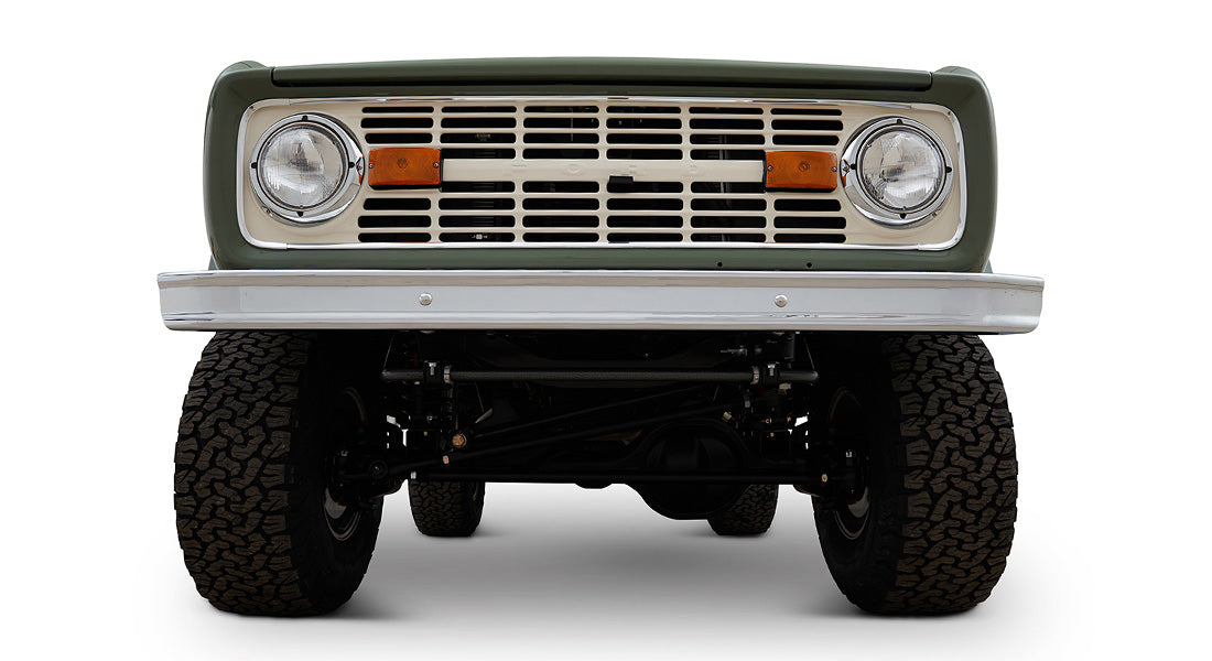 Classic Ford Bronco front view