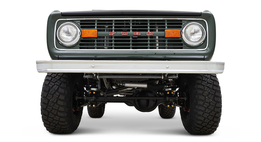Classic Ford Bronco front view
