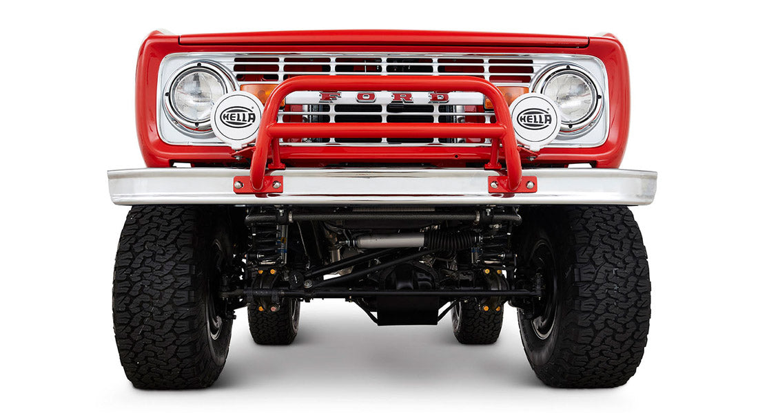 Classic Ford Bronco front view