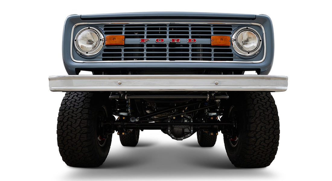 Classic Ford Bronco front view