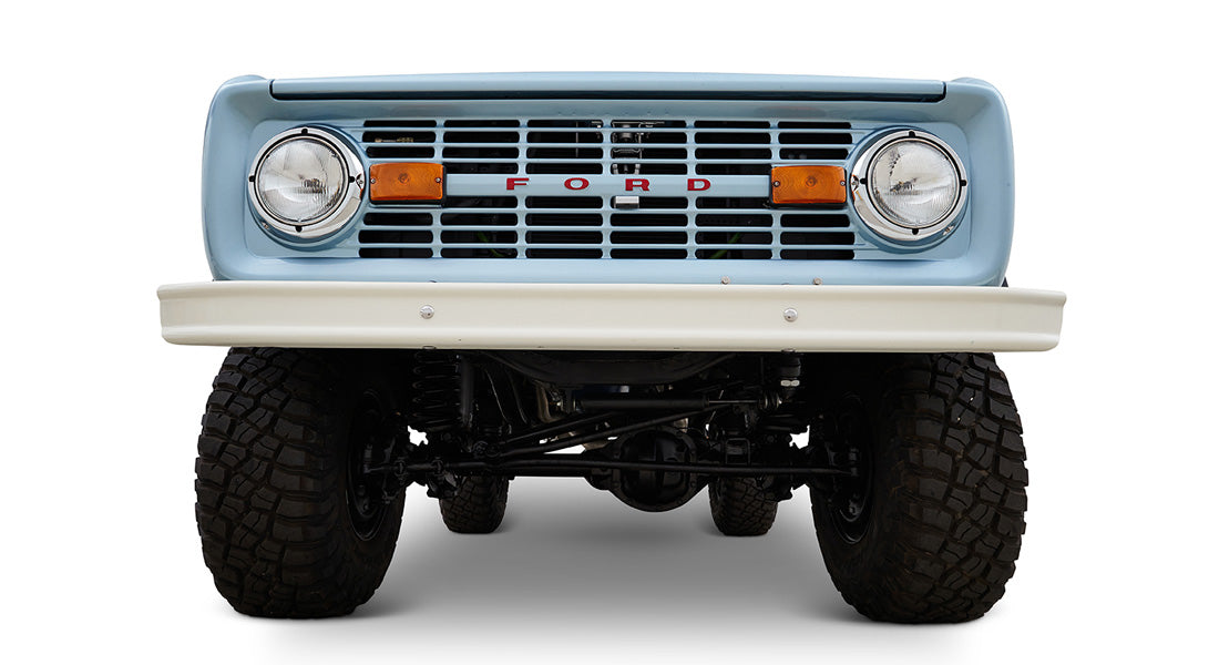 Classic Ford Bronco front view