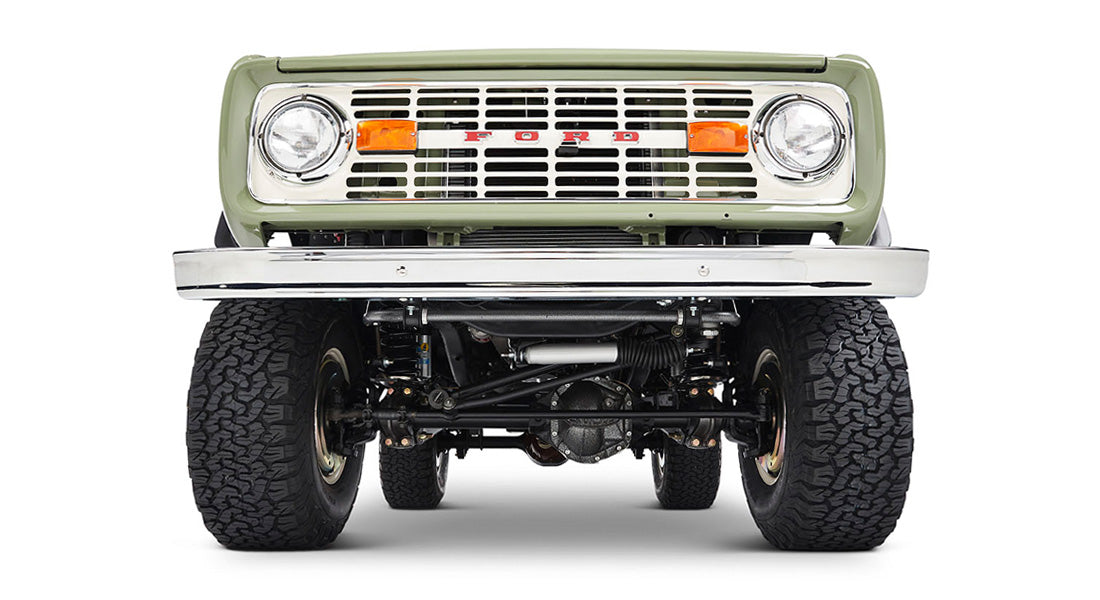 Classic Ford Bronco front view