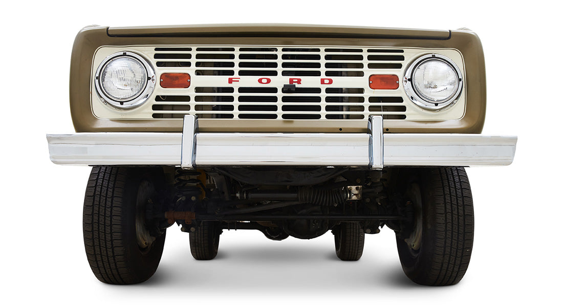 Classic Ford Bronco front view