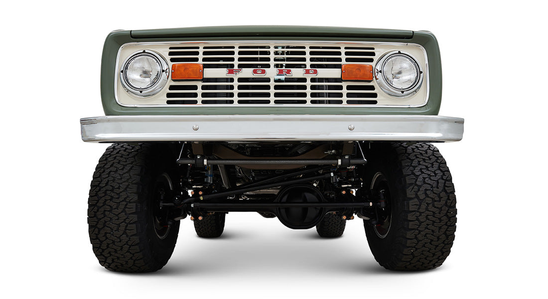 Classic Ford Bronco front view
