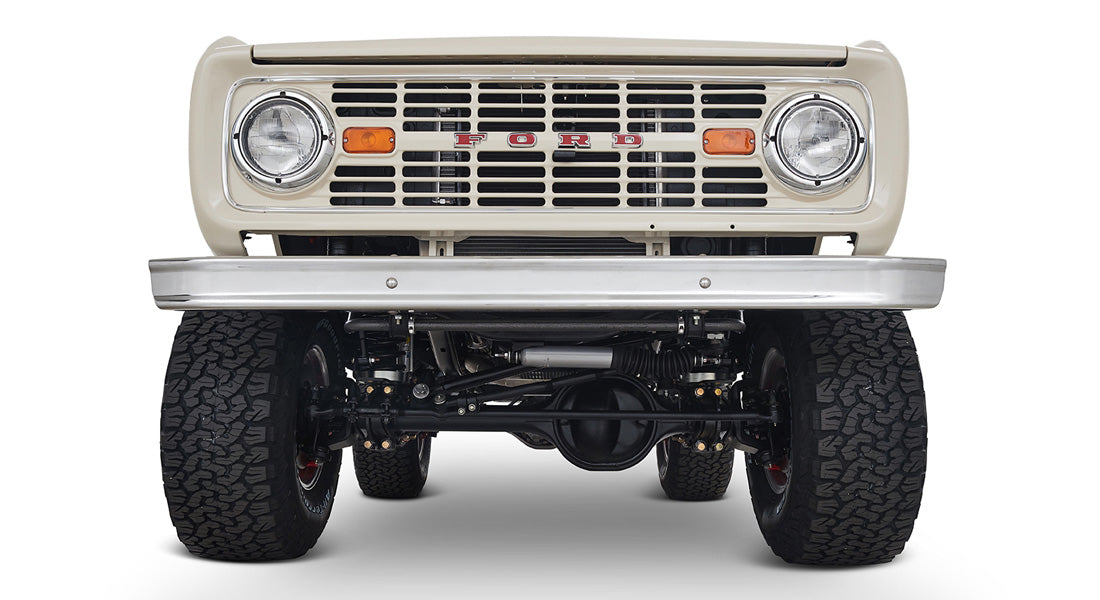 Classic Ford Bronco front view