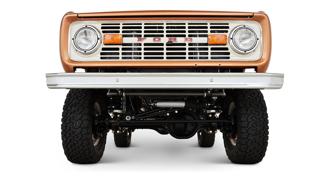Classic Ford Bronco front view