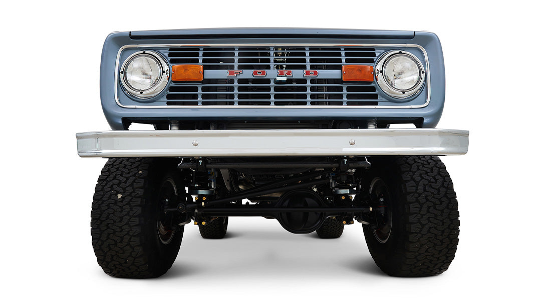 Classic Ford Bronco front view
