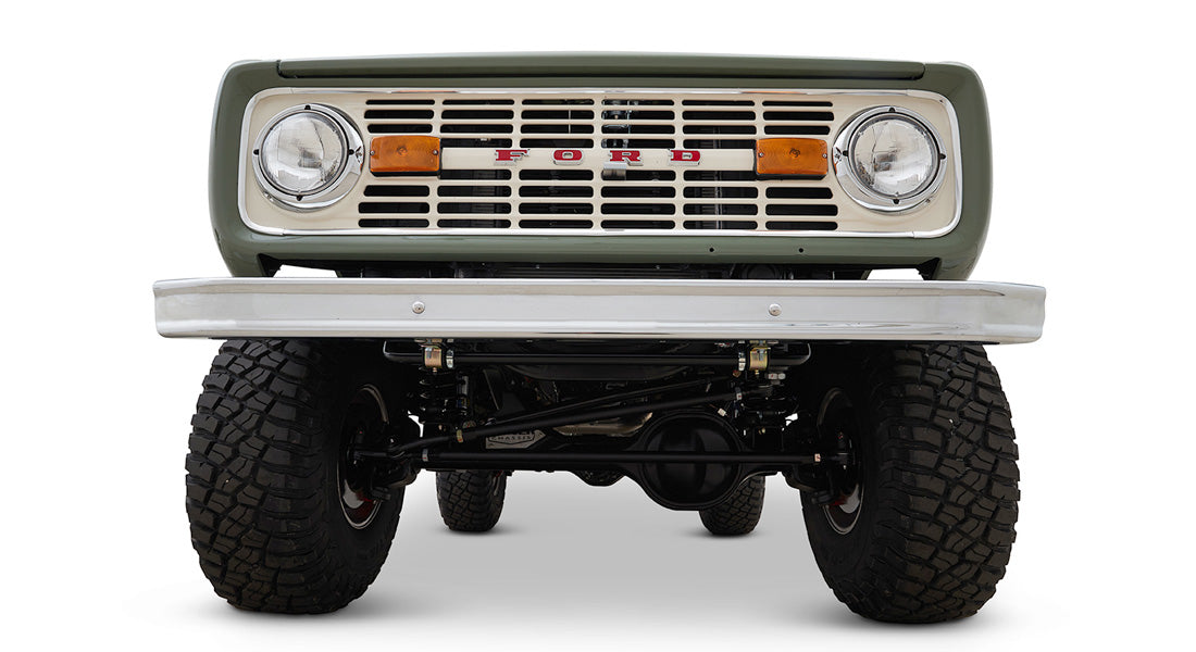 Classic Ford Bronco front view