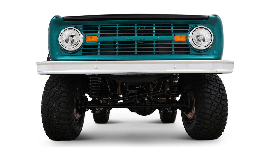 Classic Ford Bronco front view