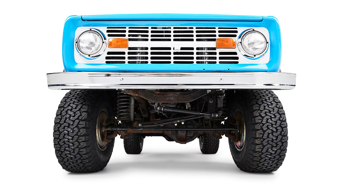 Classic Ford Bronco front view