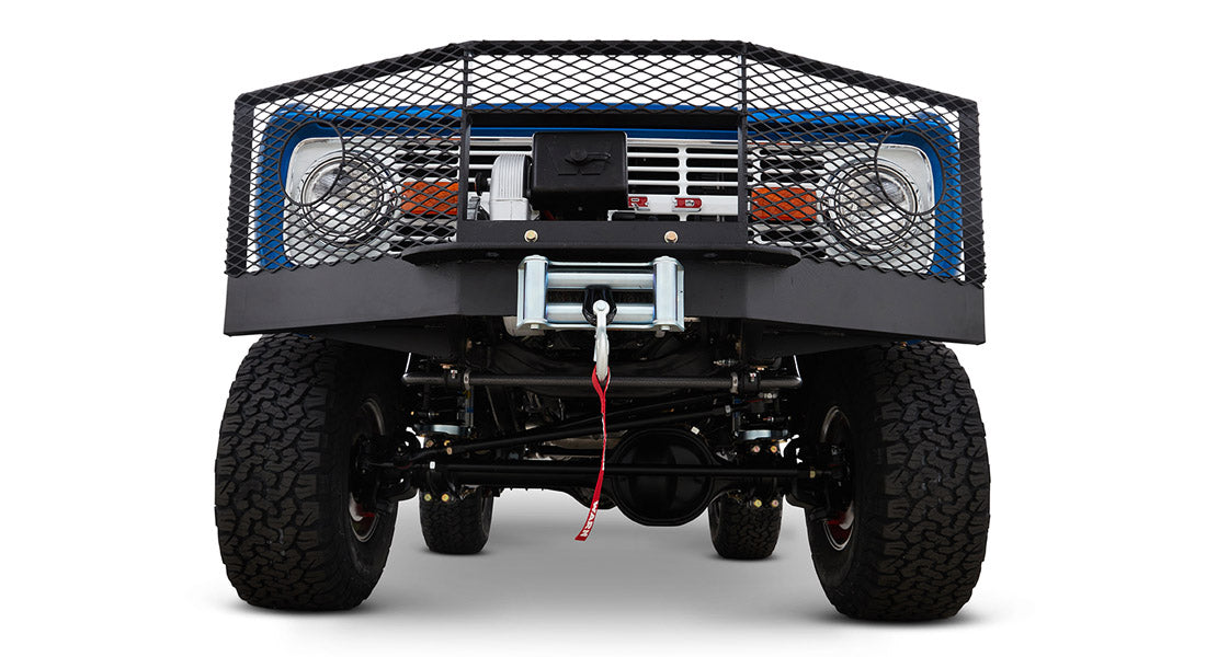 Classic Ford Bronco front view