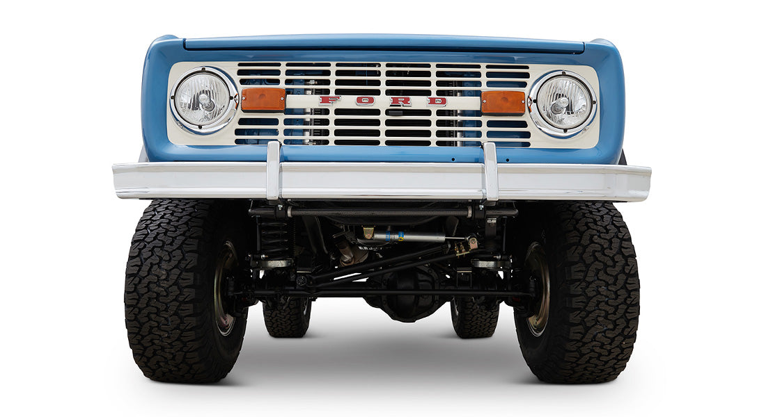 Classic Ford Bronco front view