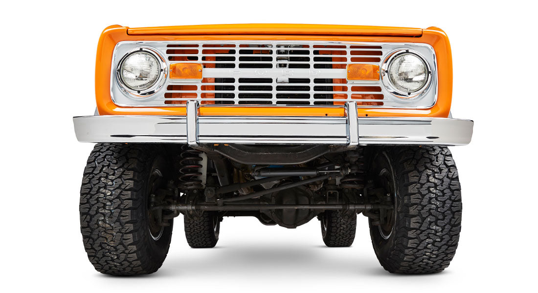 Classic Ford Bronco front view
