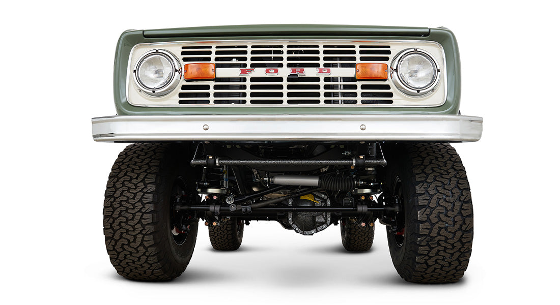 Classic Ford Bronco front view