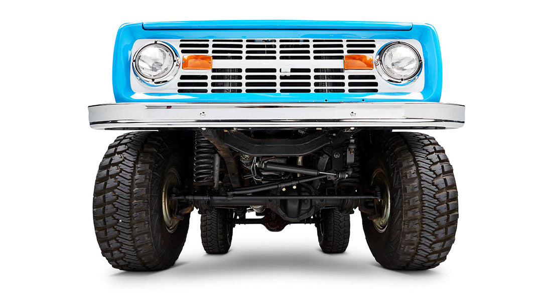 Classic Ford Bronco front view