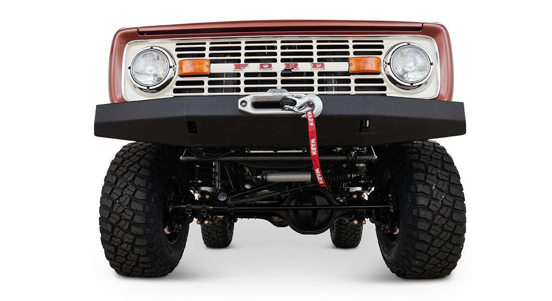 Classic Ford Bronco front view