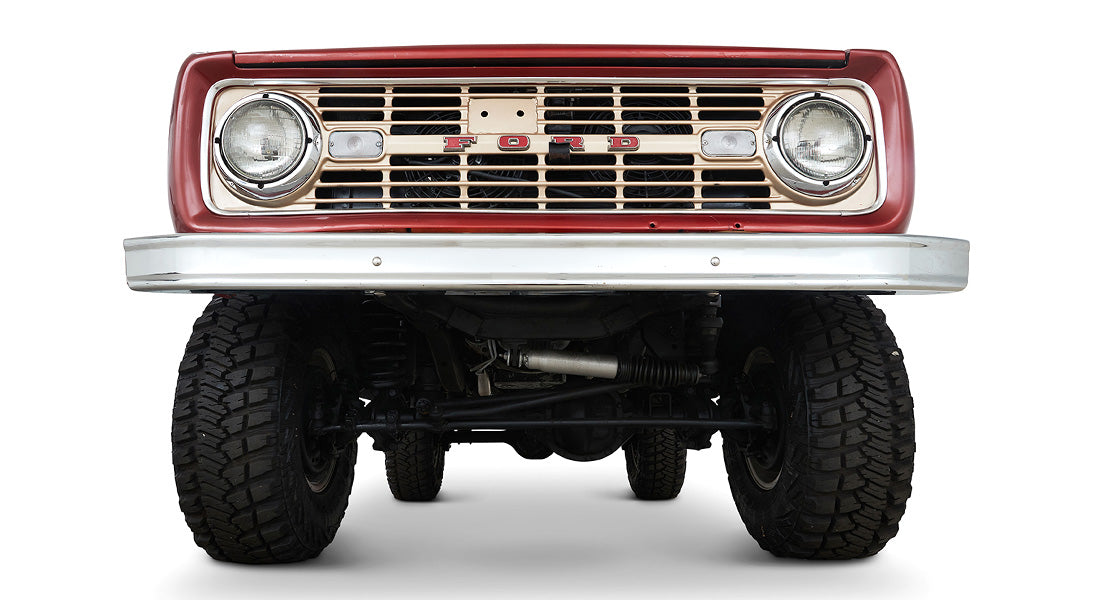Classic Ford Bronco front view
