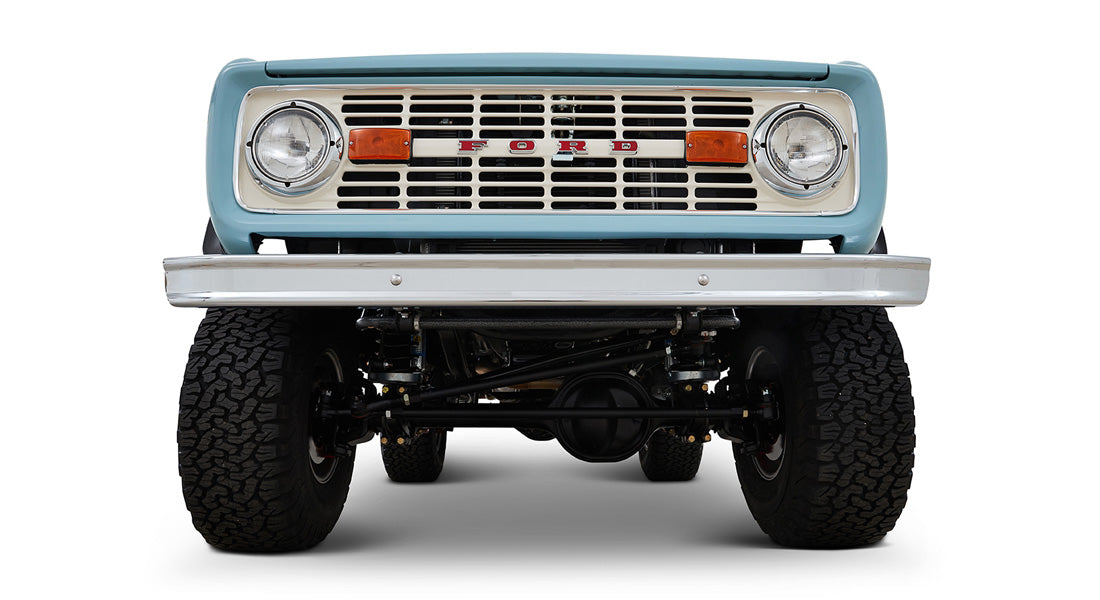 Classic Ford Bronco front view
