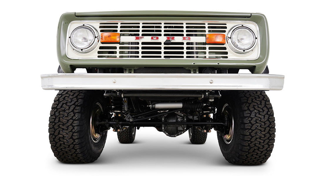 Classic Ford Bronco front view