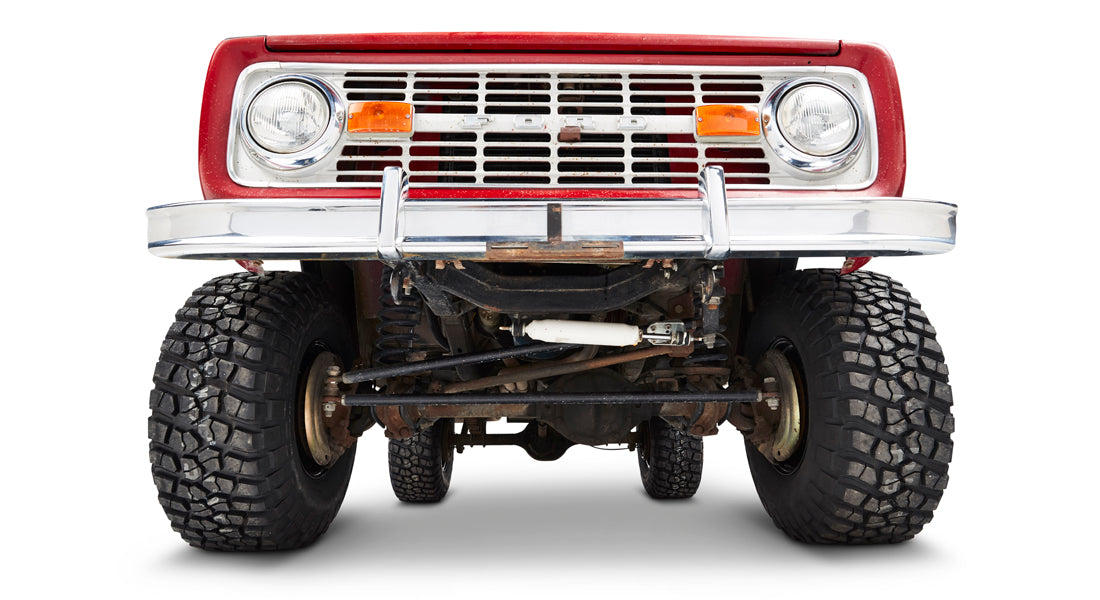 Classic Ford Bronco front view