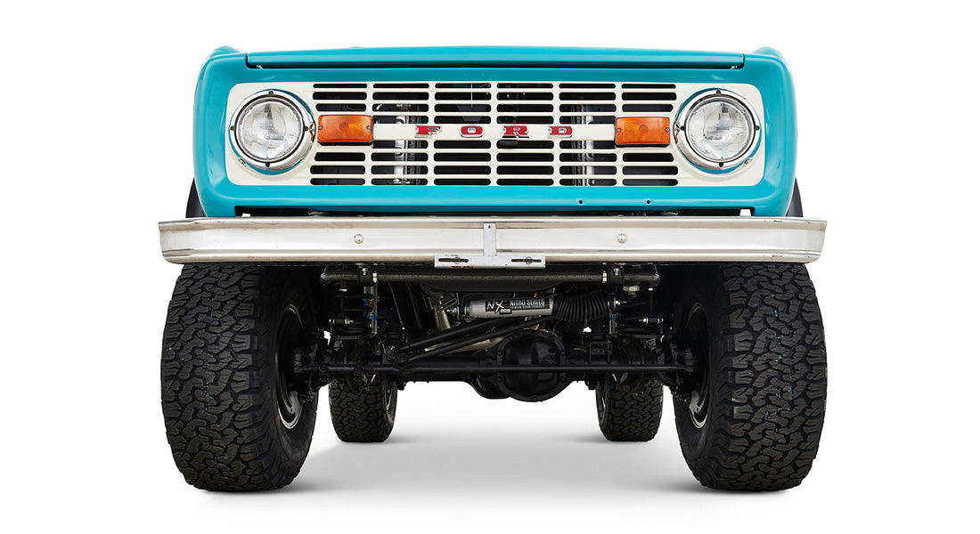 Classic Ford Bronco front view