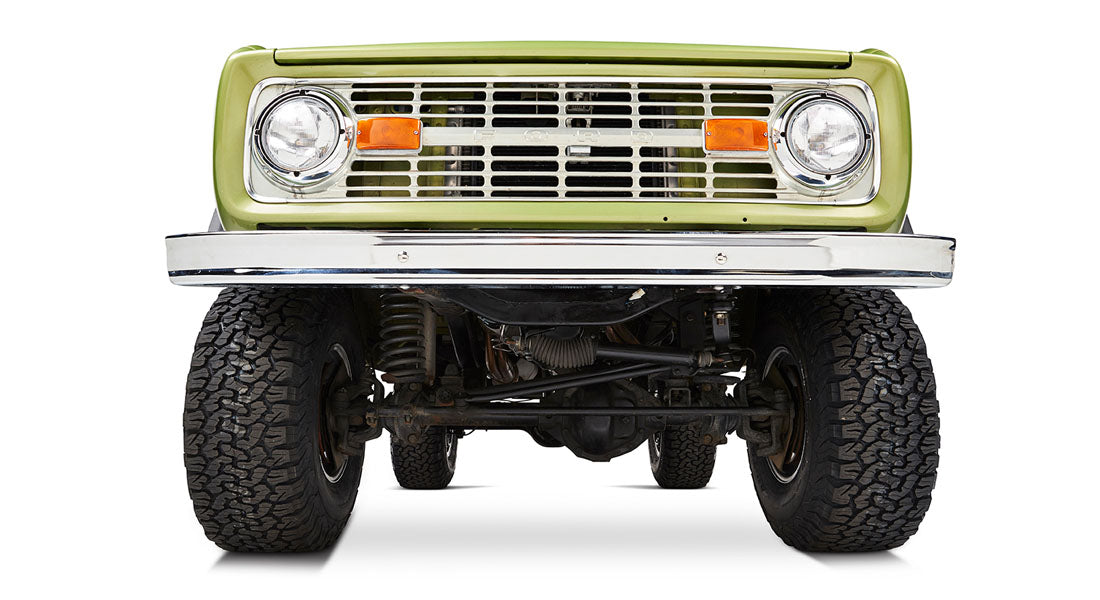 Classic Ford Bronco front view