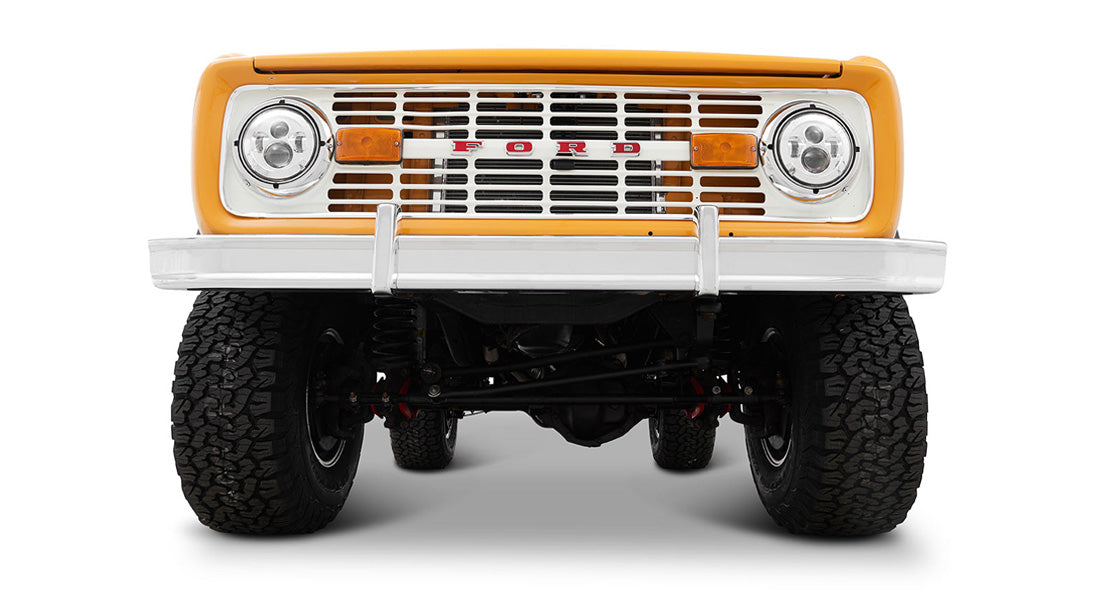 Classic Ford Bronco front view