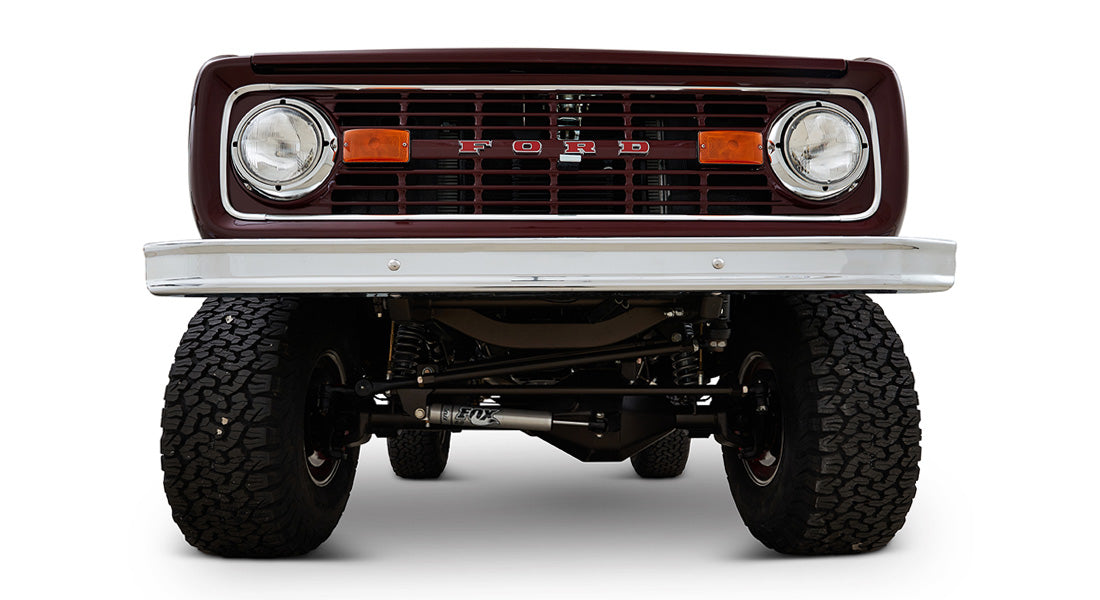 Classic Ford Bronco front view