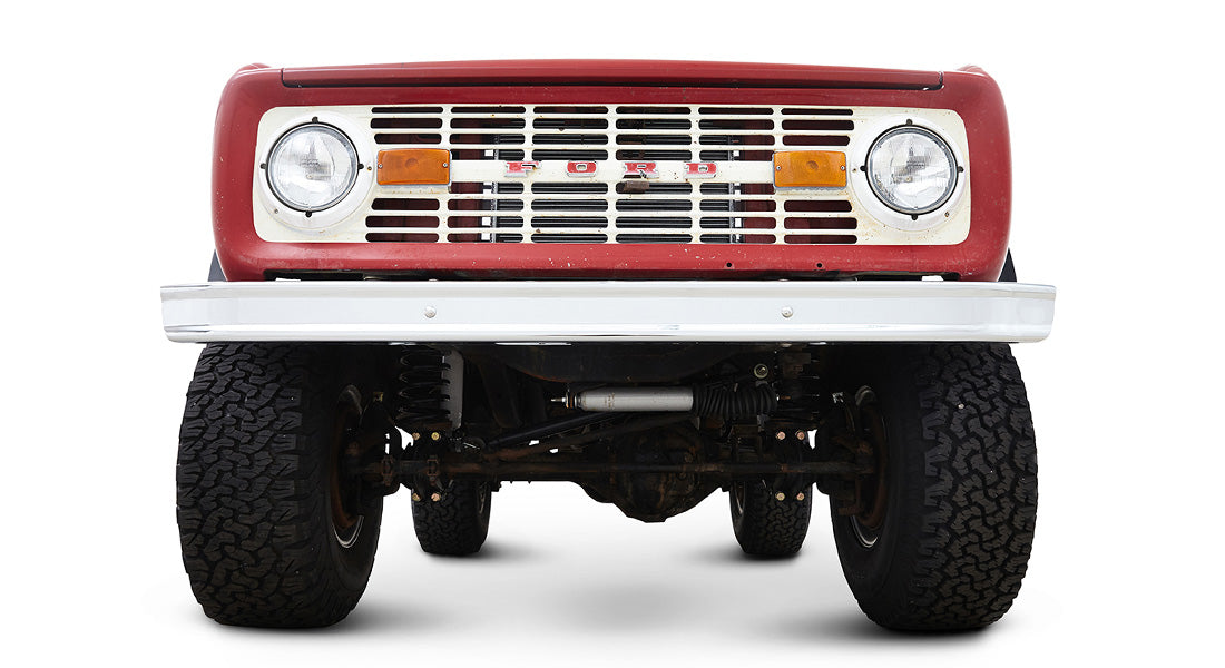 Classic Ford Bronco front view