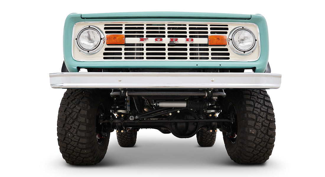 Classic Ford Bronco front view