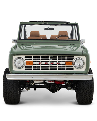 Classic Ford Bronco front view